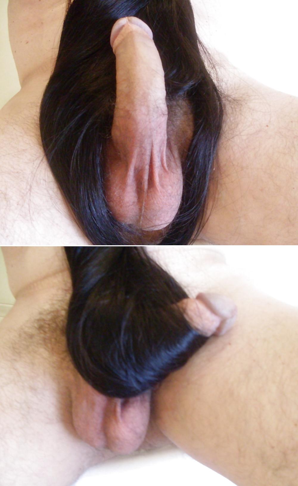 15P Long hair fetish