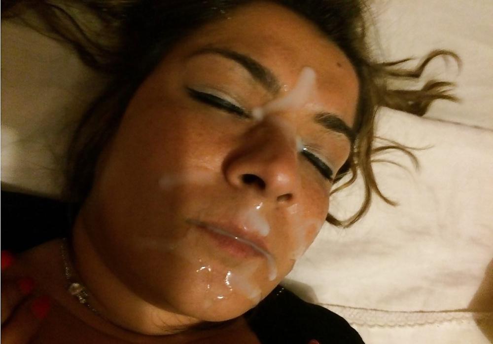 6P BBW Latina cum facial