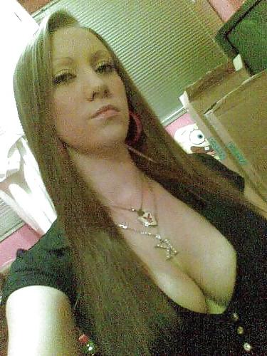 22P Cleavage and Down Blouse 2