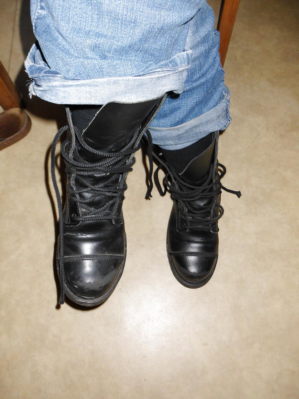4P Goth boots and socks