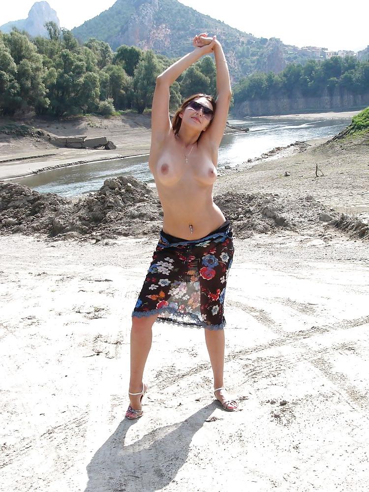 21P Beautiful girl on nature