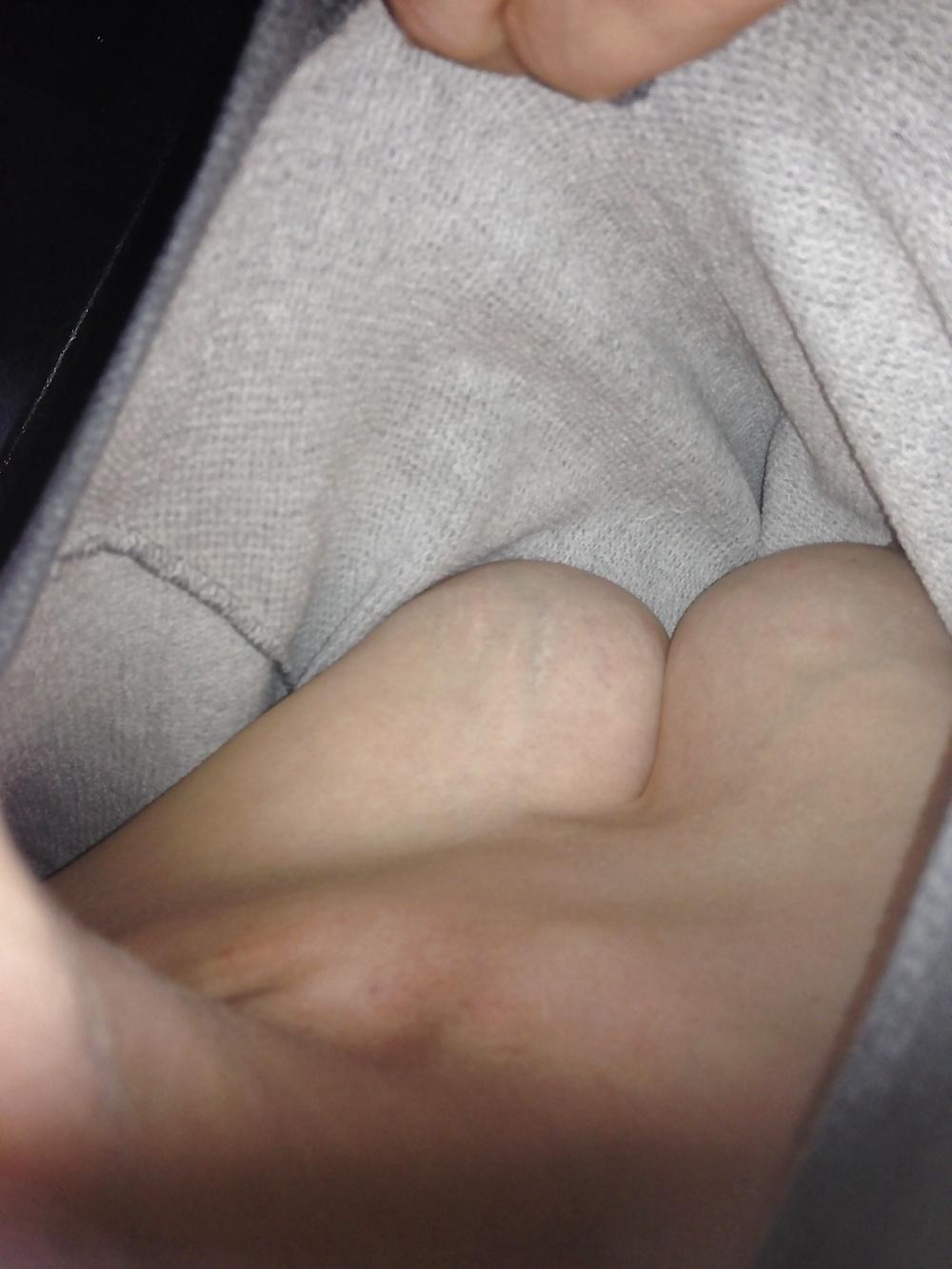 23P Cleavage shots, down my wife's tops