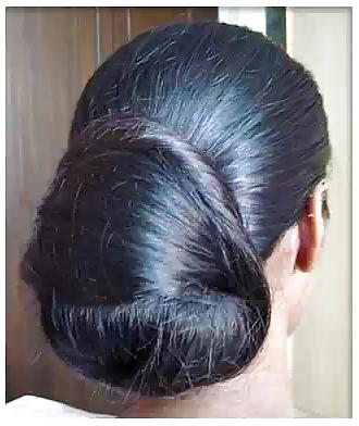 9P Sexy Indian Long Hair Buns