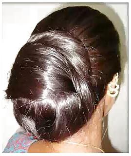 9P Sexy Indian Long Hair Buns