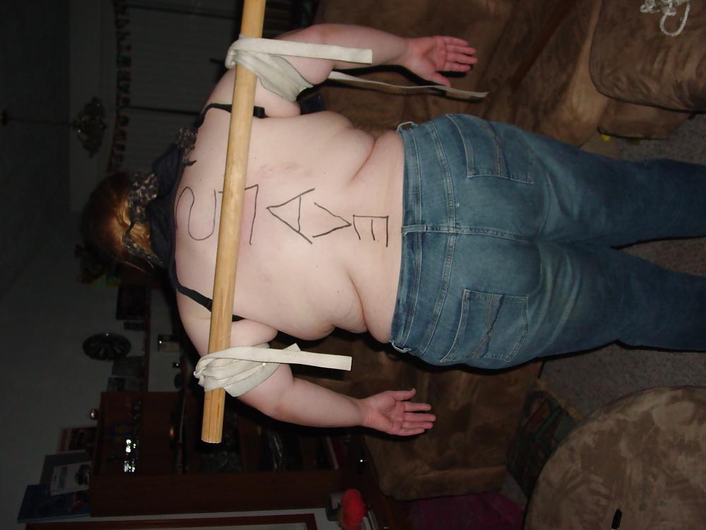 25P Bbw Kim Blindfolded