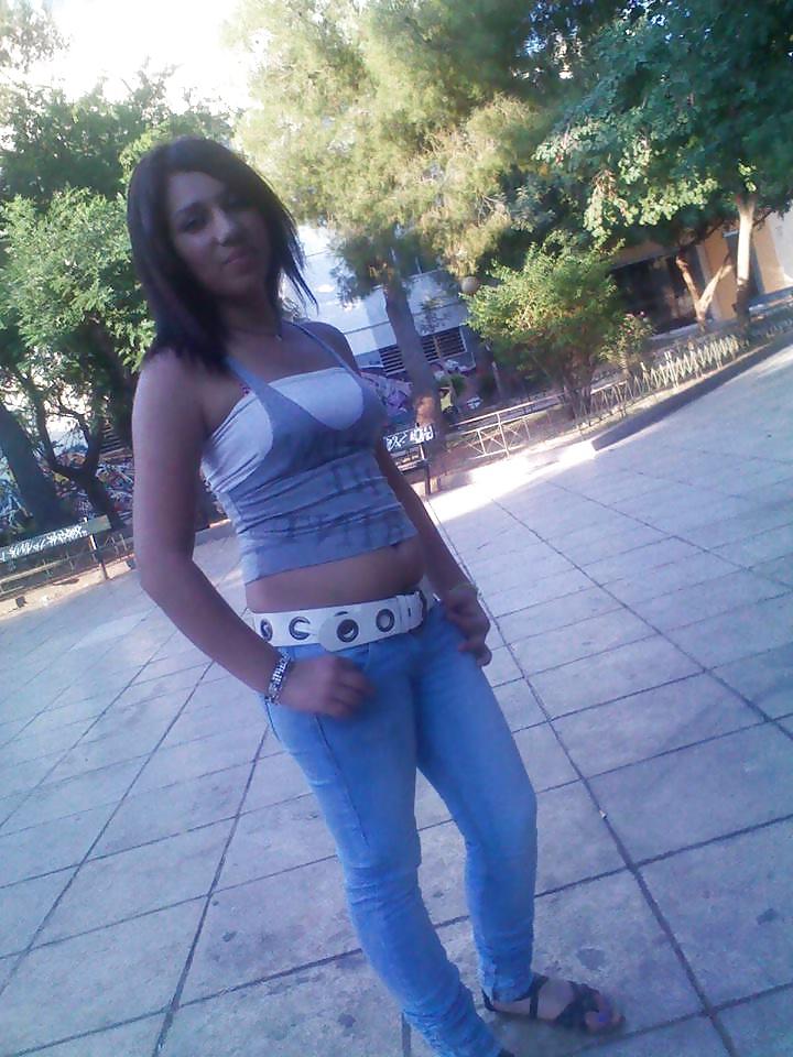6P Turkish teen in sexy skirt! Eploit her with comments!