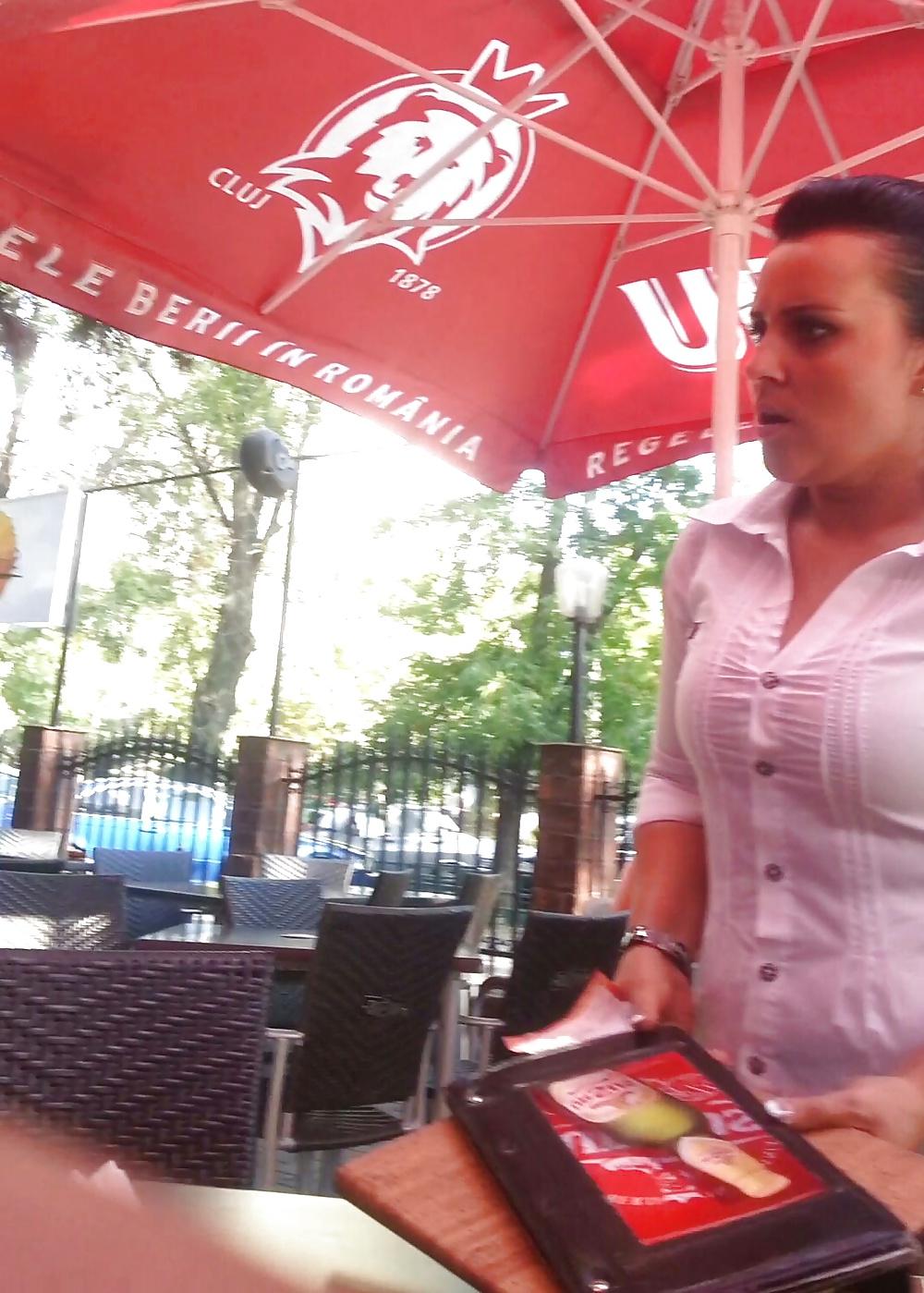 14P Spy sexy teens restaurant romanian