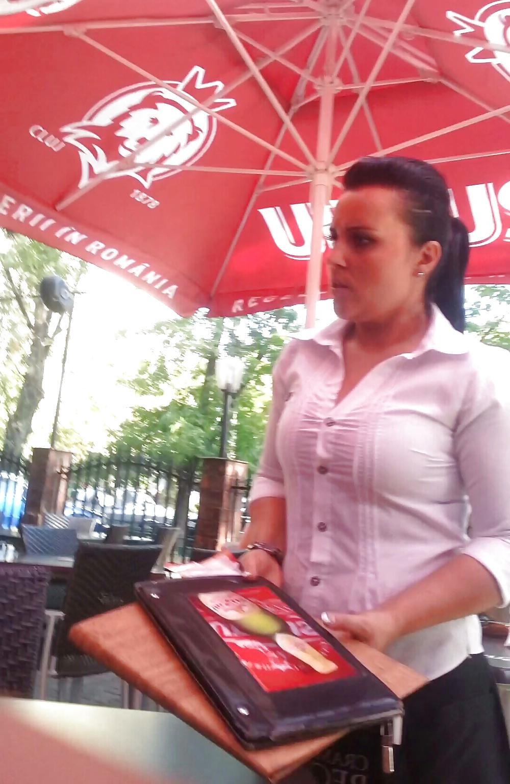 14P Spy sexy teens restaurant romanian
