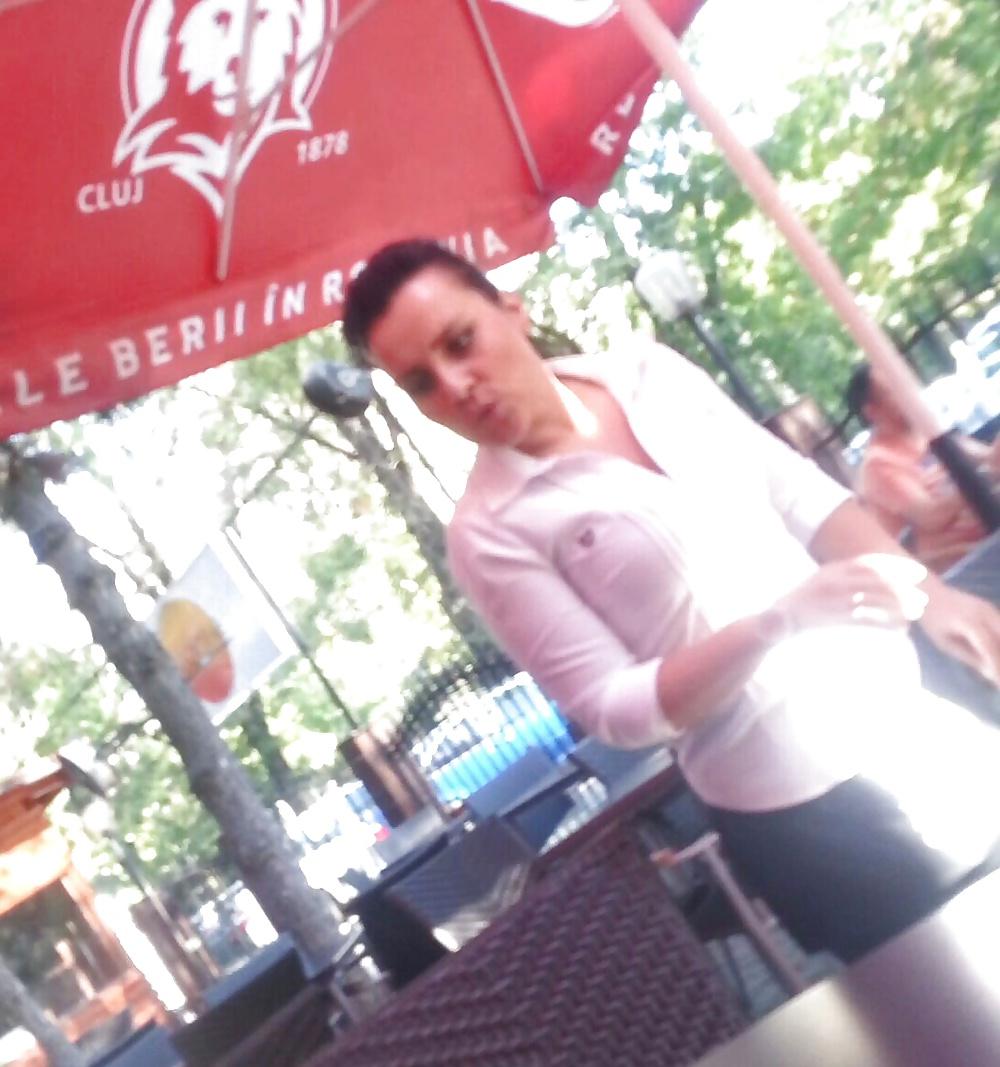 14P Spy sexy teens restaurant romanian