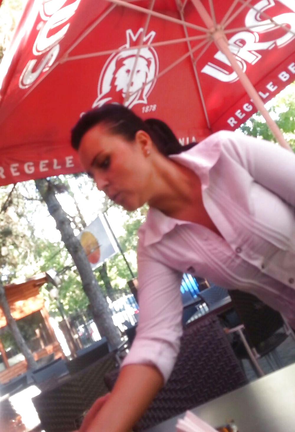 14P Spy sexy teens restaurant romanian