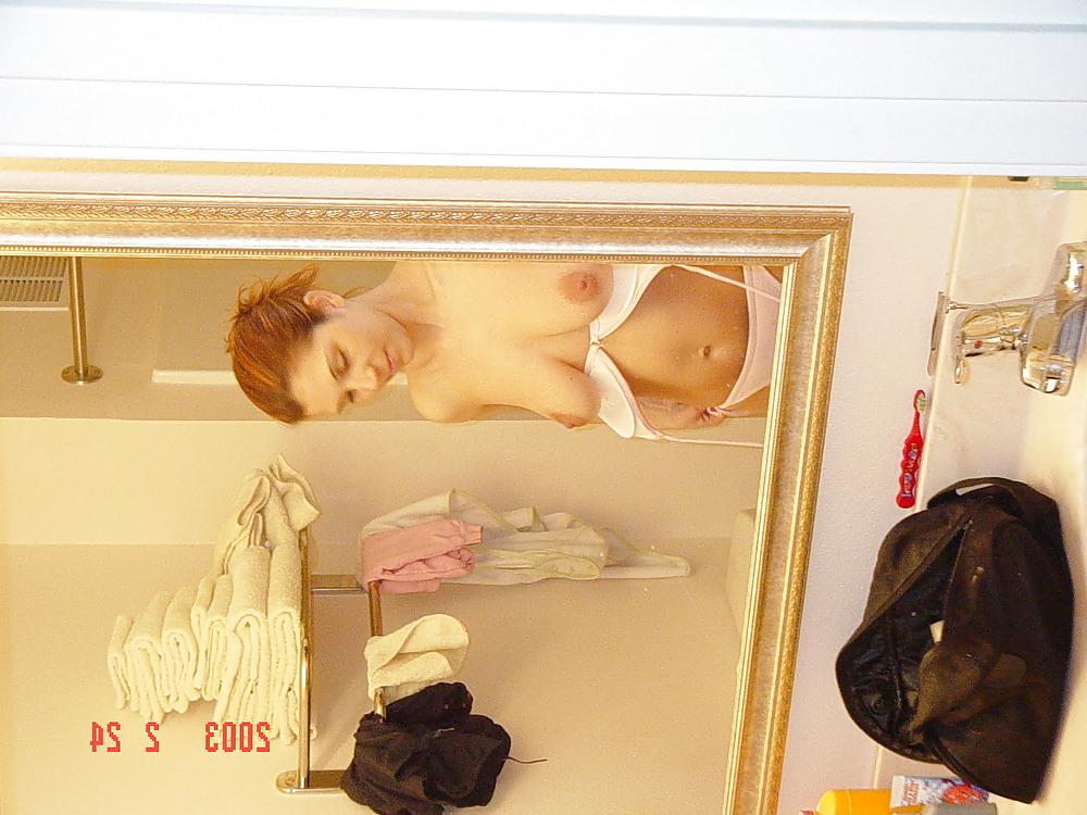 19P Amateur Holly Showing Cleavage