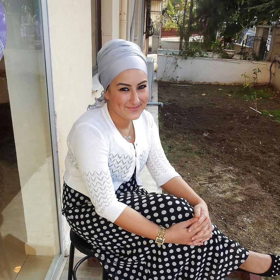 25P Turkish turbanli arab hijab