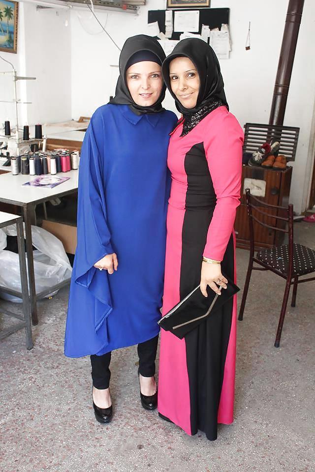 25P Turkish turbanli arab hijab