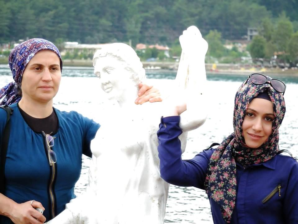 16P Turkish turbanli arab hijab