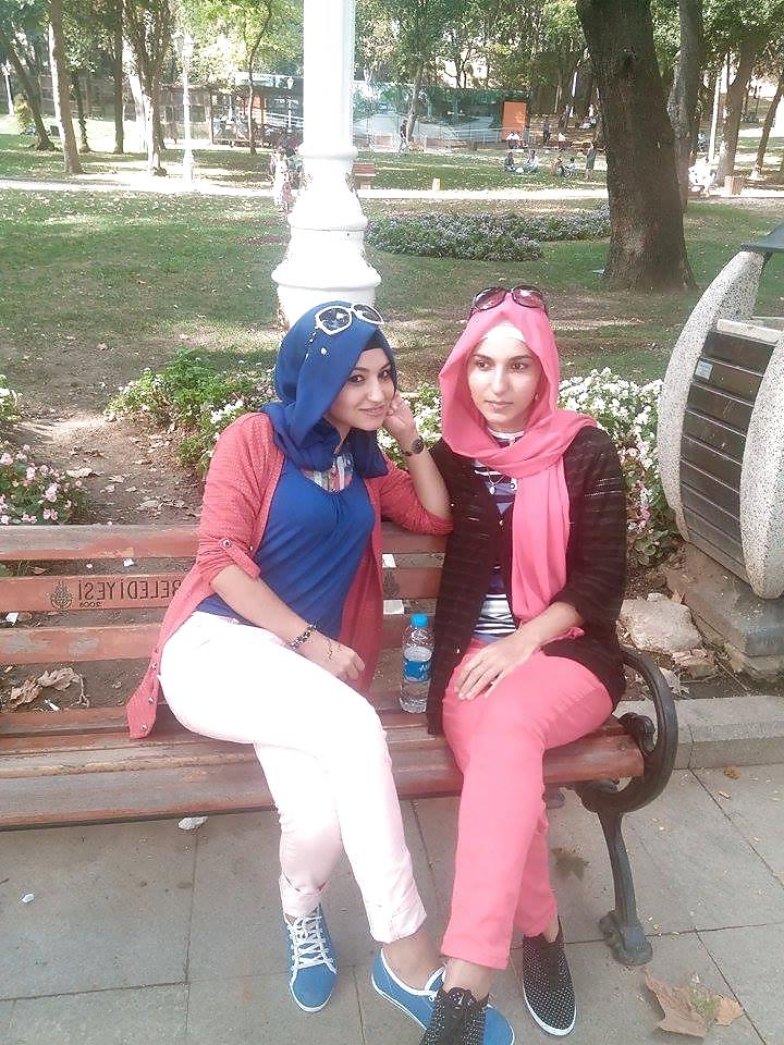 16P Turkish turbanli arab hijab