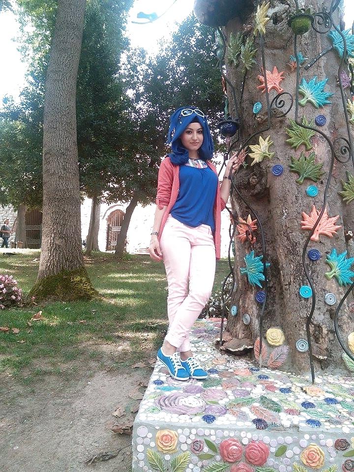 16P Turkish turbanli arab hijab