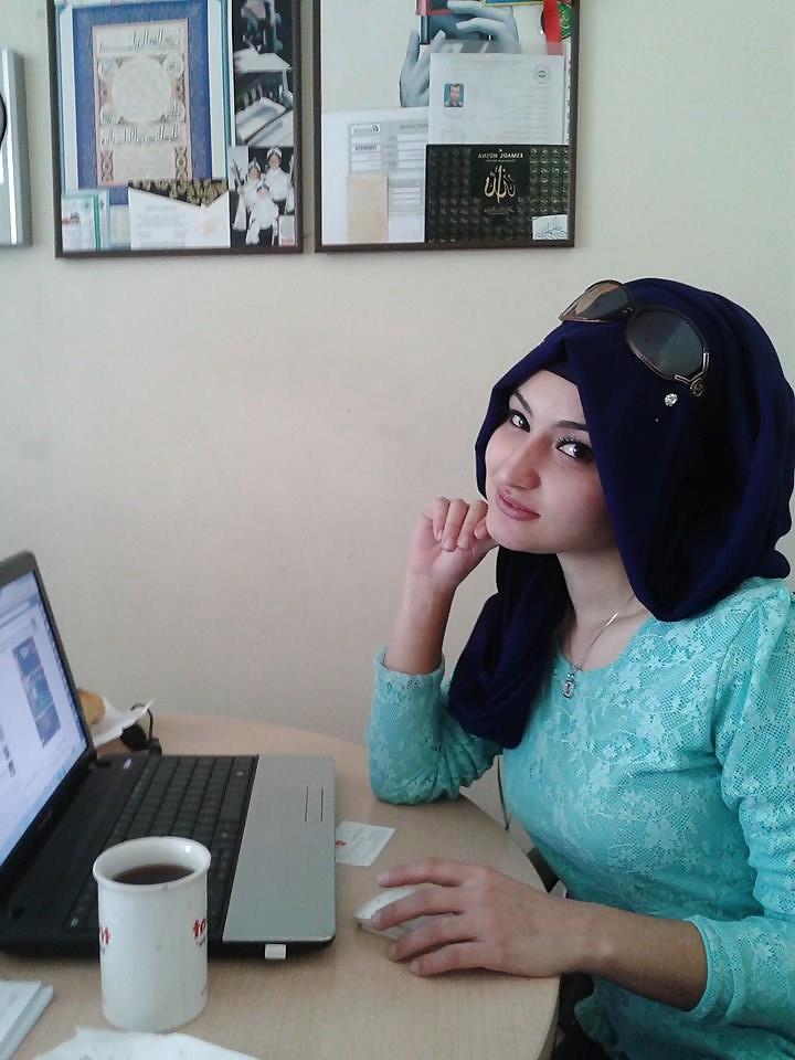 16P Turkish turbanli arab hijab