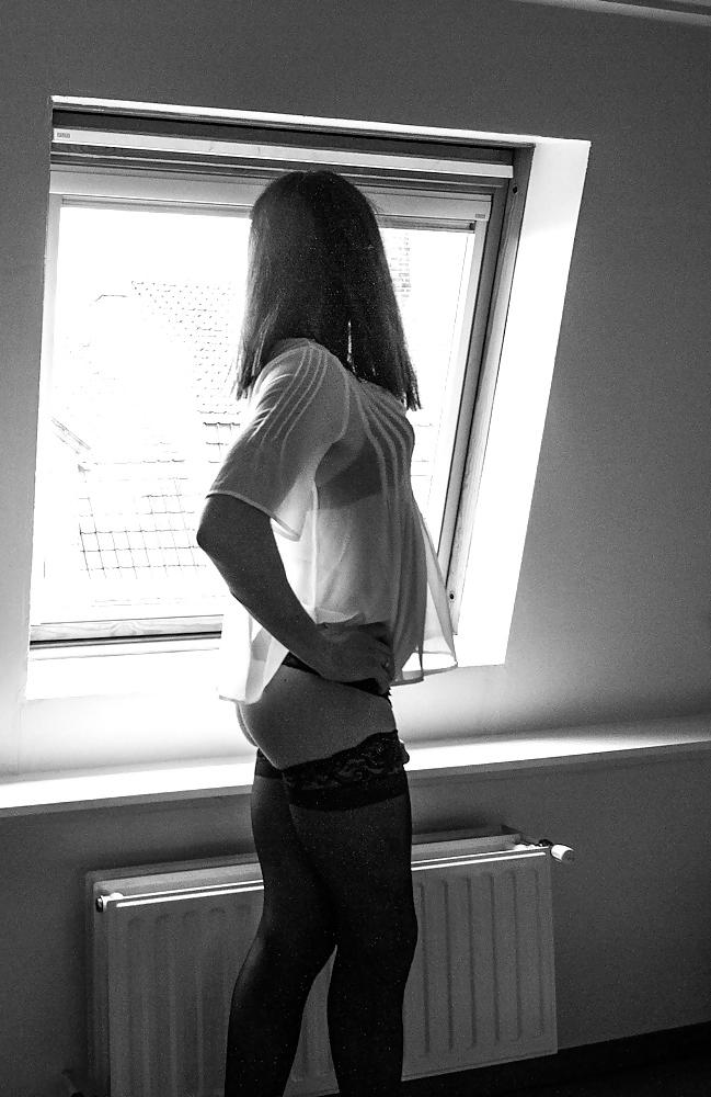 19P Black and white, always right :) favourite black lace thong