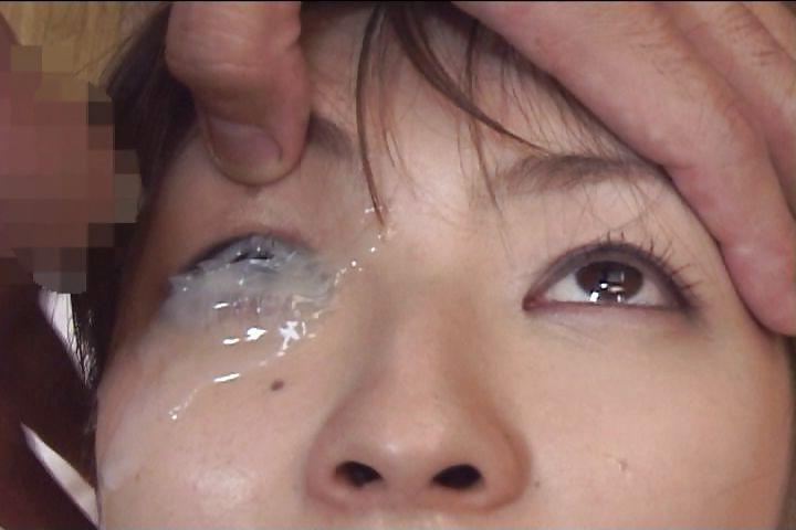 14P Cum on open asian eyes