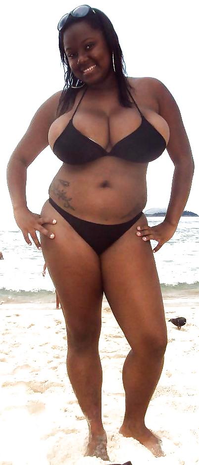 25P Nice Black Tits - Nude and Bikini