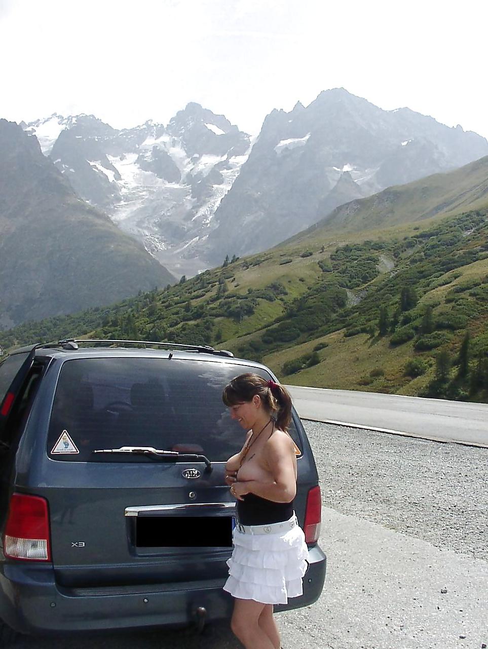 25P Wife with not a stepmother on public