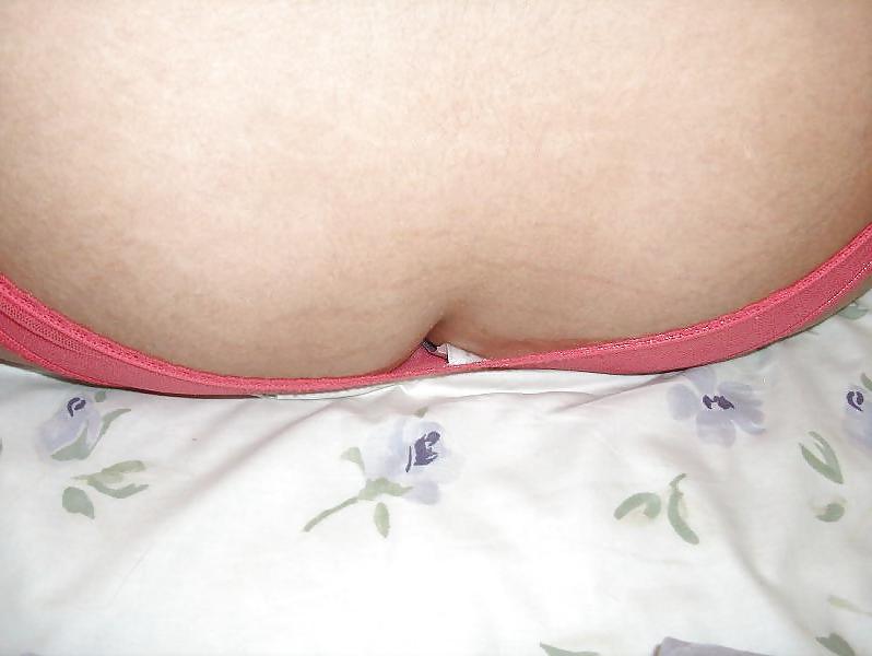 24P PANTY ASS CHUBBY MILF spreading BBW fat butt plump ass wife