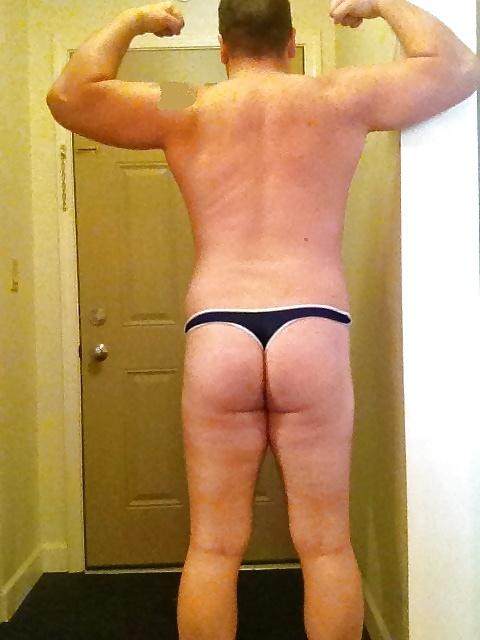 7P Underwear pictures (often in man thongs)