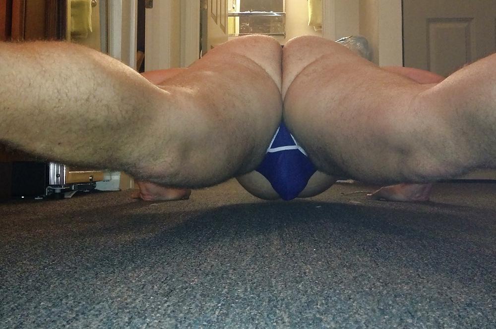 7P Underwear pictures (often in man thongs)