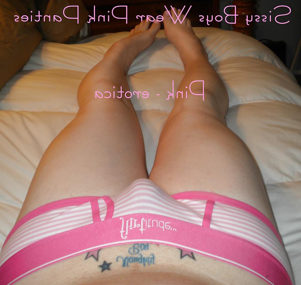 25P Pink-Erotica Cross Dresser Pink-Panty Jack Off