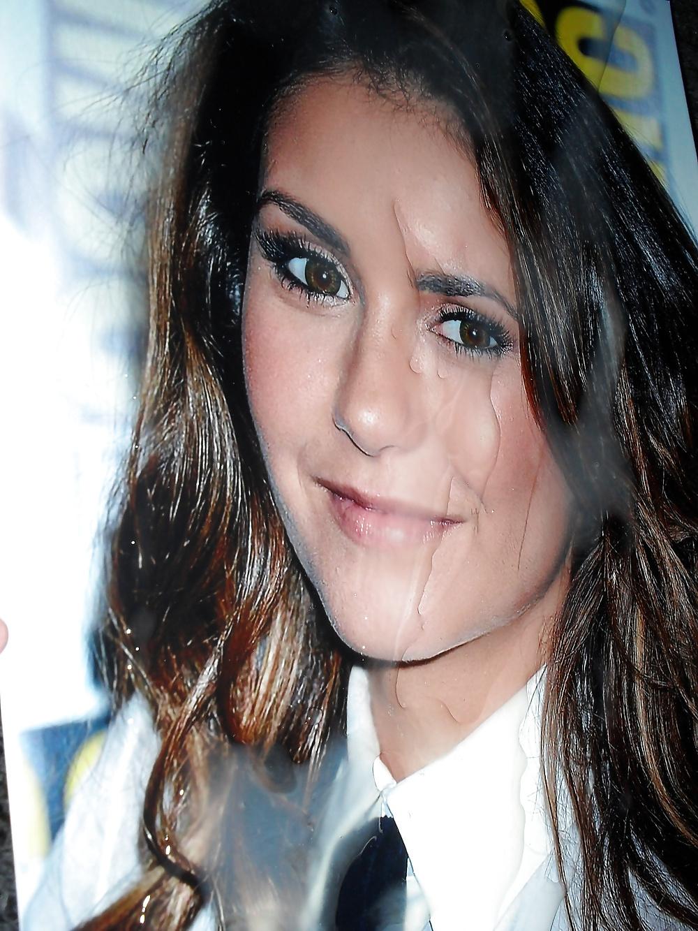16P Nina Dobrev's Sperm Shower