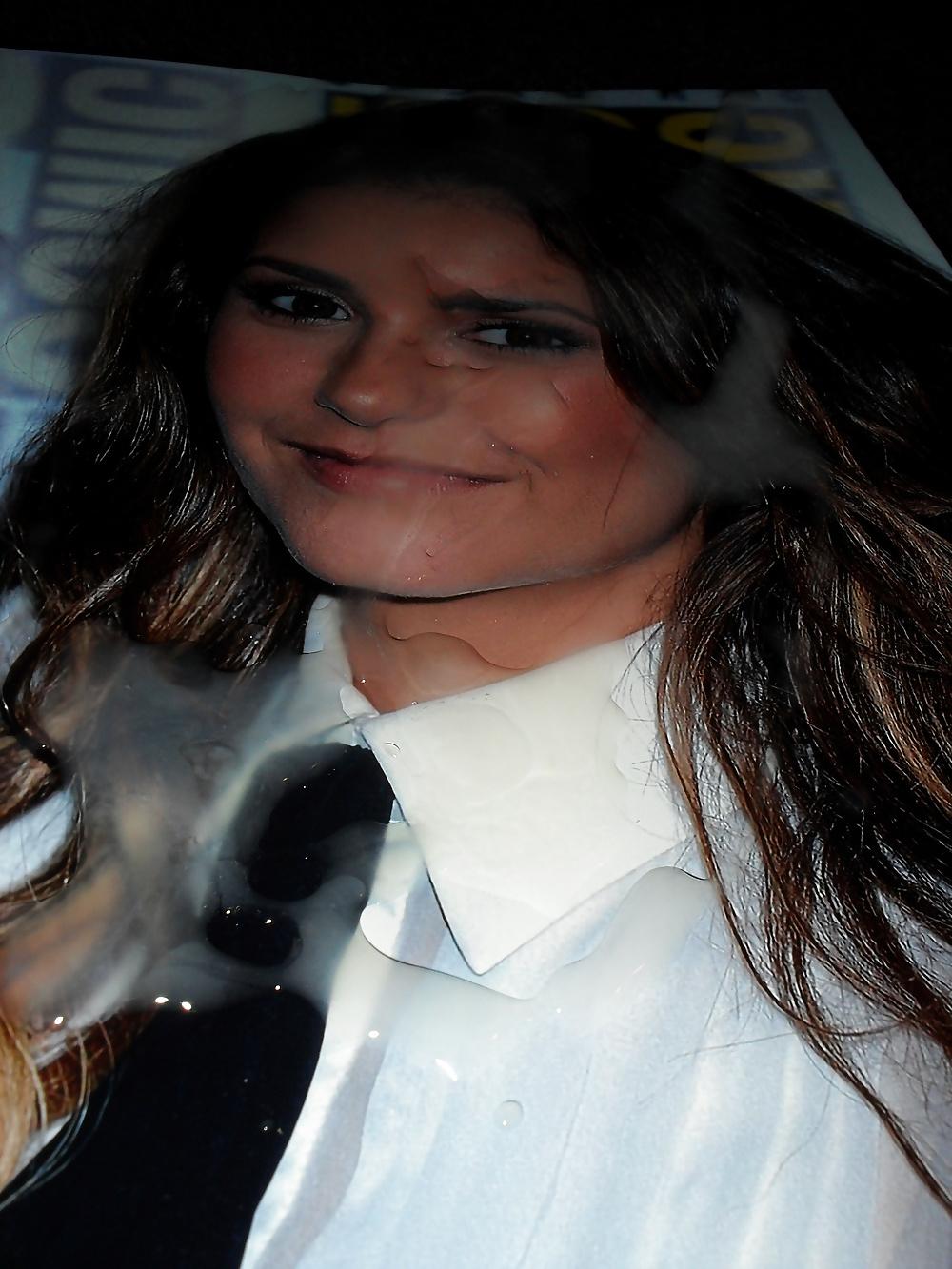 16P Nina Dobrev's Sperm Shower