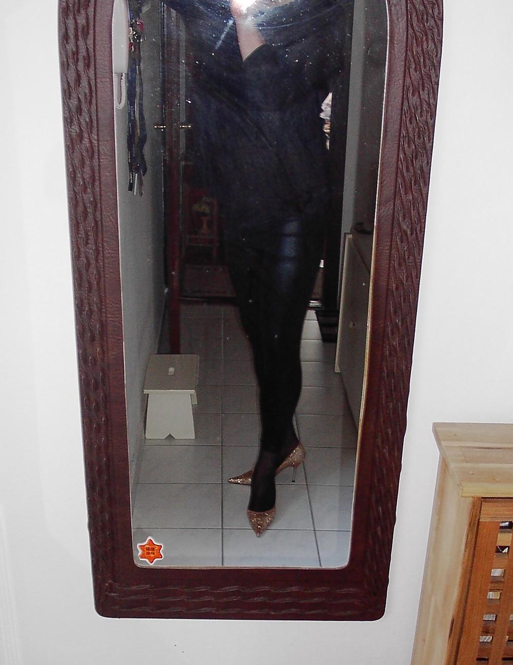 21P My 4 inch Stiletto Heel N2H - Golden glitter Fashion-Pumps