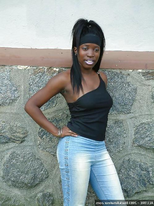 16P Black Chick in public