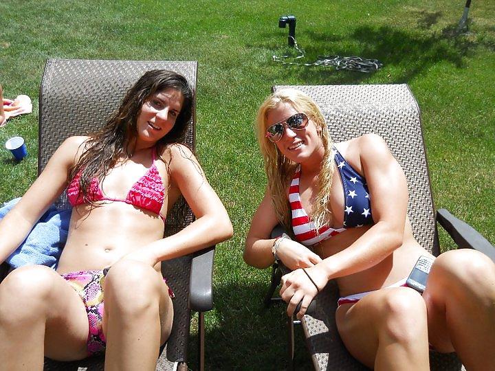 16P Boston University Girls in Bikinis #3