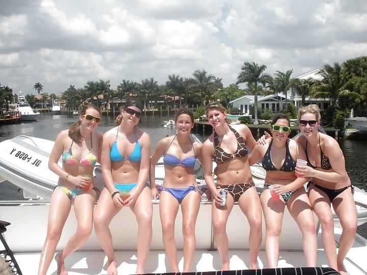 16P Boston University Girls in Bikinis #3