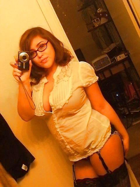 16P Cute Elegant Busty Nerd