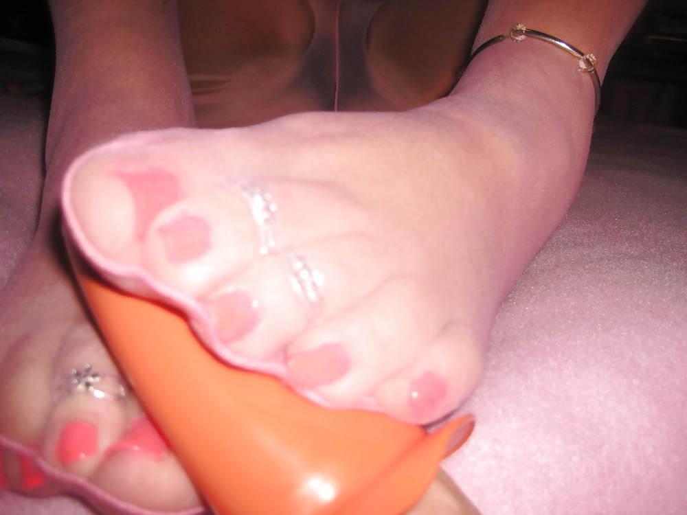 12P Sexy Nylonfüße und Zehen