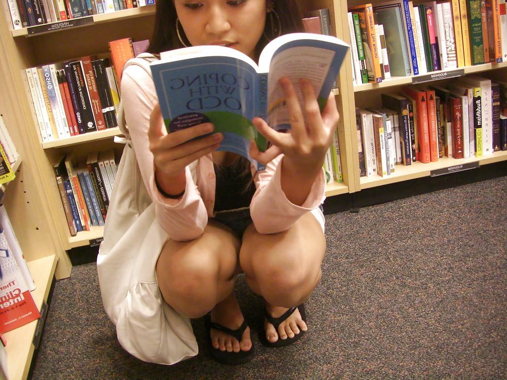 17P Asian friend upskirt (and a little fun at home)
