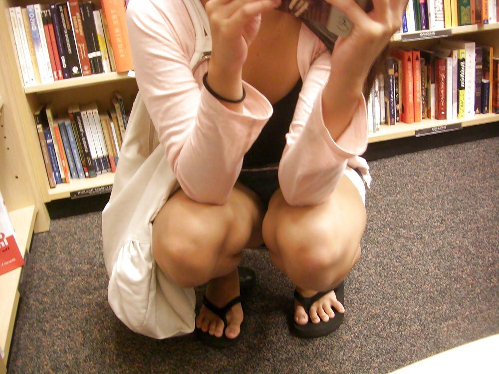 17P Asian friend upskirt (and a little fun at home)