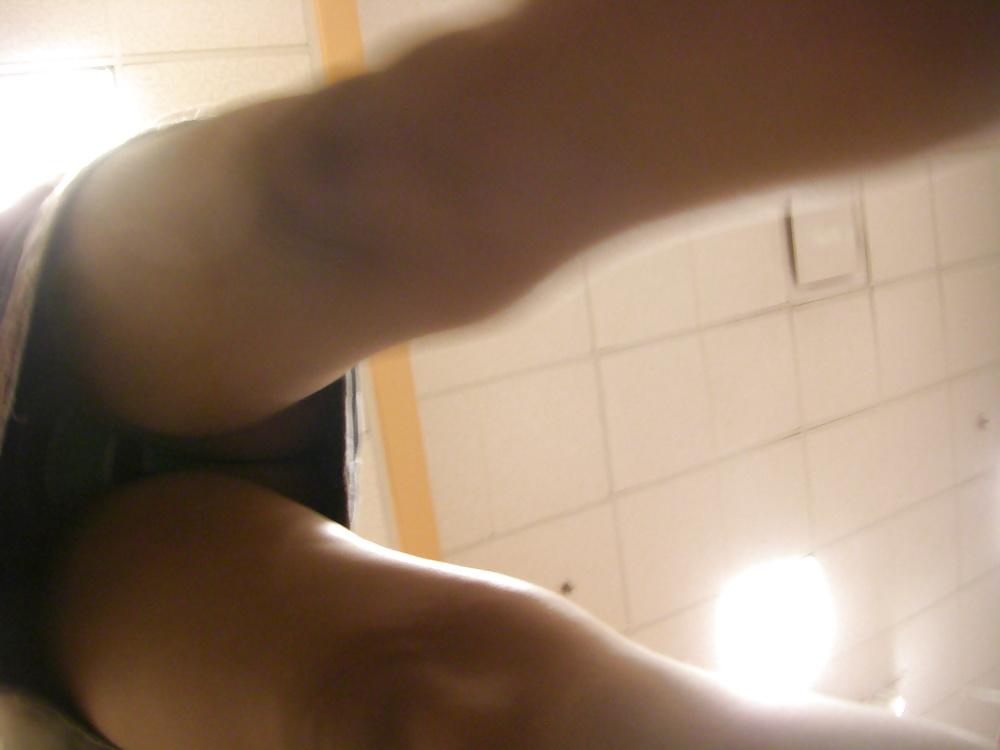 17P Asian friend upskirt (and a little fun at home)