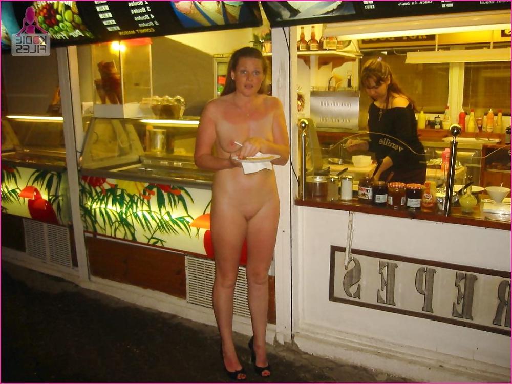 24P Wife in public