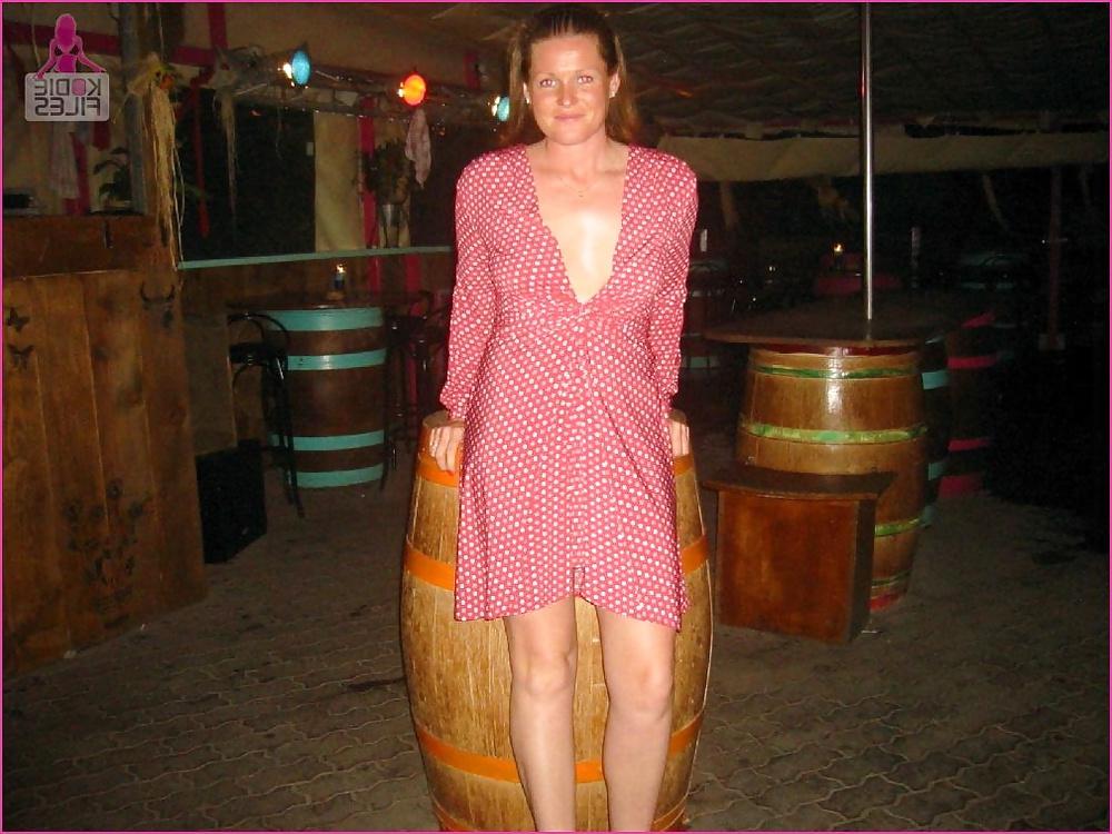 24P Wife in public