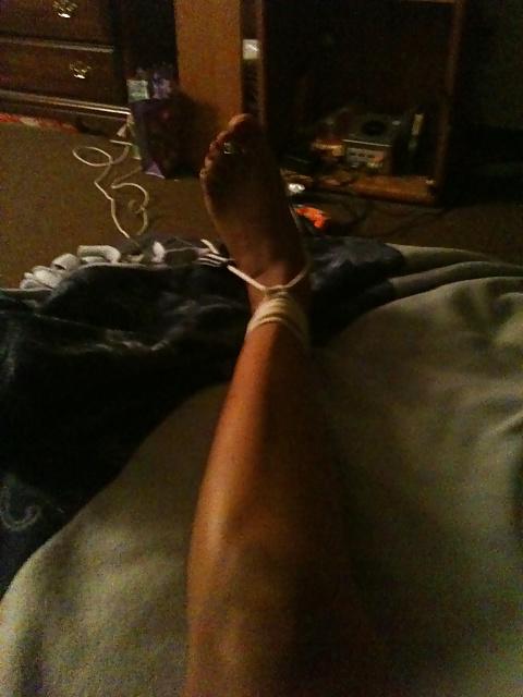 25P My Ex Black Whore's Bare Feet
