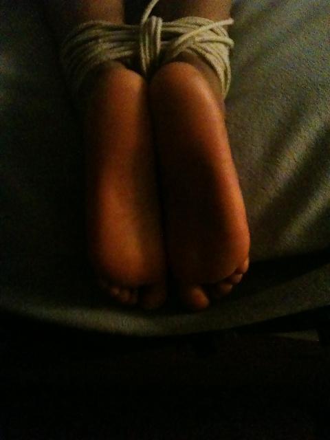 25P My Ex Black Whore's Bare Feet