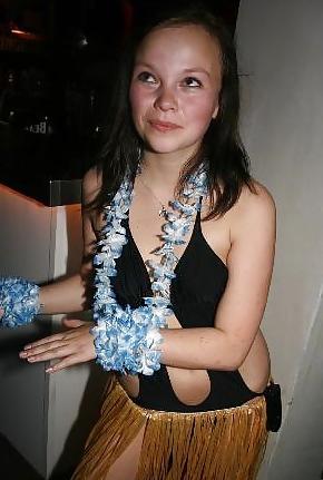 25P Danish teens & women-207-208-wet t-shirt breasts touched 