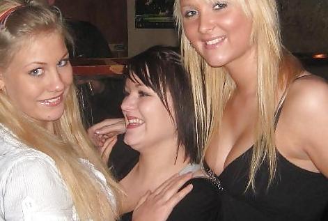 25P Danish teens & women-207-208-wet t-shirt breasts touched 