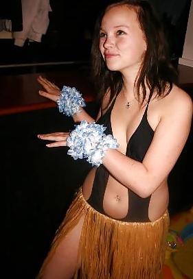 25P Danish teens & women-207-208-wet t-shirt breasts touched 