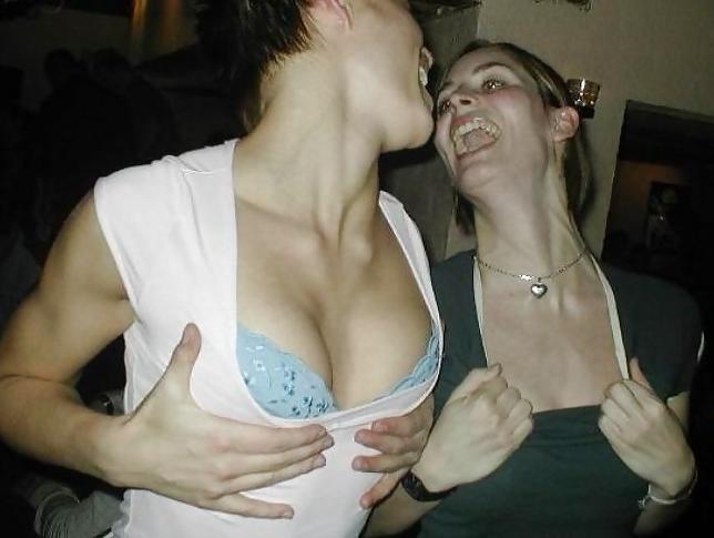 25P Danish teens & women-207-208-wet t-shirt breasts touched 