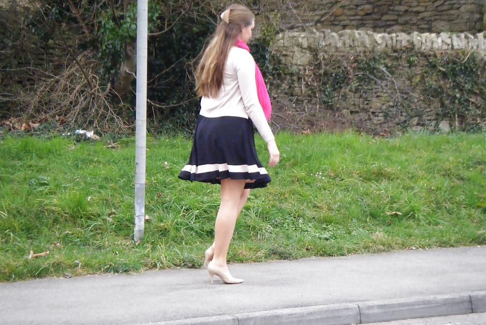 5P British Chubby in Heels