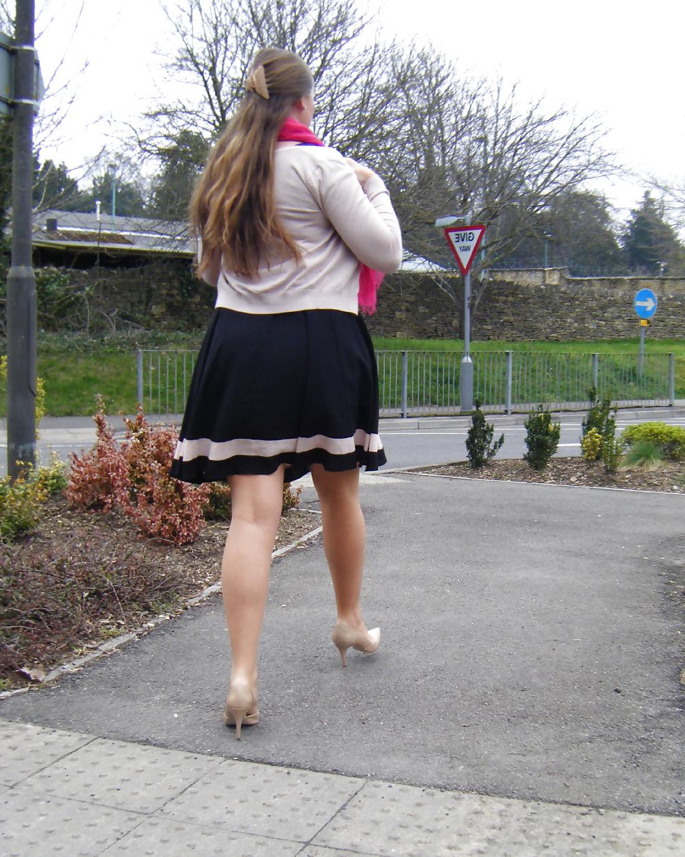 5P British Chubby in Heels